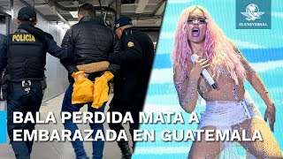 Mujer embarazada muere tras concierto de Karol G en Guatemala [upl. by Nonnaihr]