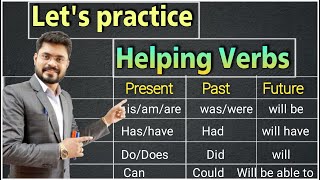 Let’s Practice Helping Verbs  All Helping Verbs in Spoken English  English Speaking Practice [upl. by Ahsatel]