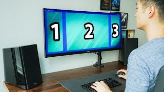 Ultrawide Monitors Tips A Better Way to Use Them  DisplayFusion Windows Management [upl. by Sekyere151]