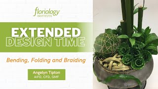 How to Bend Braid and Manipulate Foliage in a Flower Arrangement [upl. by Ttegdirb]