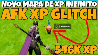 NOVO MAPA DE XP INFINITO NA NOVA TEMPORADA DO FORTNITEGLITCH INSANO DE XP AFK NA TEMPORDA 4546k [upl. by Oringa]