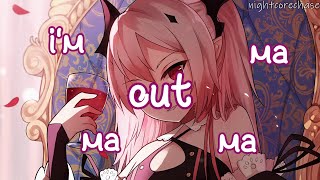 Nightcore  Sweet But Psycho  Ava Max  Lyrics [upl. by Cirdec]