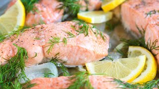 Perfect Poached Salmon Recipe [upl. by Johnsten]