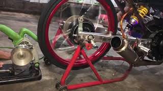 start motor drag pakai grinder [upl. by Ande]