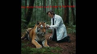 The tiger was sick and was treated by a doctor until he recovered [upl. by Neve760]