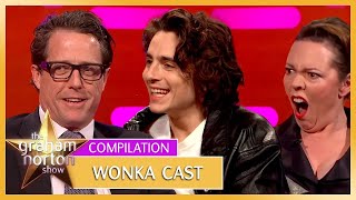 Timothée Chalamet Cant Believe Cher Saw Him On SNL  Wonka  The Graham Norton Show [upl. by Farlie]