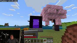 ASMR Minecraft Lets Play Finally getting a foothold in the Nether [upl. by Hgielyk]