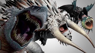 Dragon Roar Comparison  HTTYD Movies amp Series [upl. by Elita]