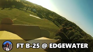 Flite Test B25  Edgewater Airpark [upl. by Valentijn]