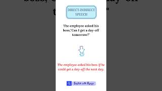 Quick Tips Direct amp Indirect Speech in 10 Secs 🗣️Ep 21 [upl. by Alliuqal]