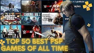 Top 50 BEST HIGH GRAPHICS PSP Games Best PPSSPP Games [upl. by Llechtim964]