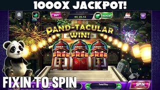 I WON A 1000X JACKPOT on PANDA STRIKE 🐼 Luckyland Slots [upl. by Vasquez]