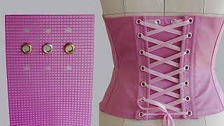 3 METHODS on how to sew a BASIC MODESTY PANEL FOR CORSETS BEGINNER TUTORIAL [upl. by Nerdna681]