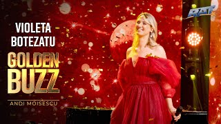 Cine este Violeta Botezatu solista cu voce de aur GoldenBuzz  Românii Au Talent S14 [upl. by Brick]