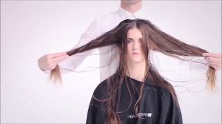 Elementary haircut  invisible layering long hair [upl. by Alimhaj]