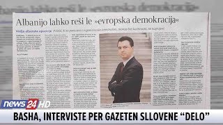 Basha intervistë për gazetën sllovene Vendin e shpëton vetëm një demokraci evropiane [upl. by Isador287]