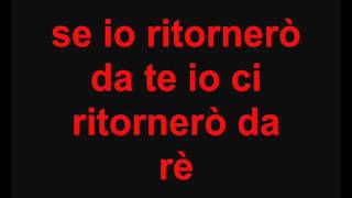 club dogo tornerò da rè lyrics vile denaro [upl. by Baxy]