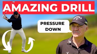 PETE COWEN DRILL  How To Create Downward Pressure in Golf Swing [upl. by Mars]