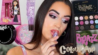 LETS TURN INTO A BRATZ DOLL COLOURPOP x BRATZ MAKEUP COLLECTION TUTORIAL [upl. by Kcirddahc]