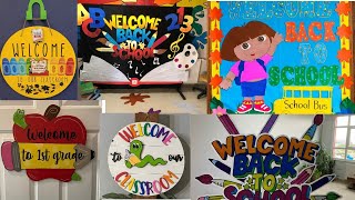 Preschool Board decoration ideasClassroom board decorationBack to school Display board ideas [upl. by Tzong]