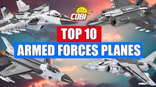 Best COBI planes from Armed Forces series  TOP 10 Ranking based on fan votes [upl. by Alitha326]