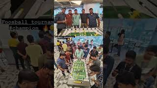 Foosball tournament in Office play game foosball champion odisha bhubaneswar [upl. by Lerim]