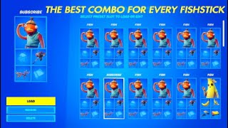 FORTNITE COMBO FOR EVERY FISHSTICK EVER MADE BEST FISHSTICK COMBOS [upl. by Assetak]