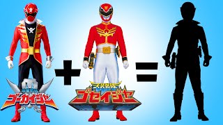 WHAT IF Gokaiger red fusion with Goseiger red  what power will happen next  it could be amazing [upl. by Buyer]