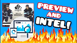 PREVIEW ANALYSIS 202223 SP Authentic Hockey Hobby Box and Case Break Strategy 2023 [upl. by Anilrac229]