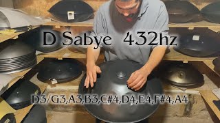 VIBE Handpan  D Sabye 9 432hz [upl. by Myrt345]