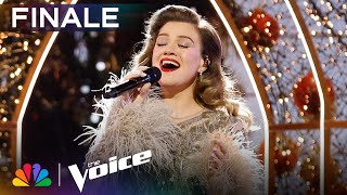 Kelly Clarkson Performs “You For Christmas”  The Voice Finale  NBC [upl. by Arbba610]