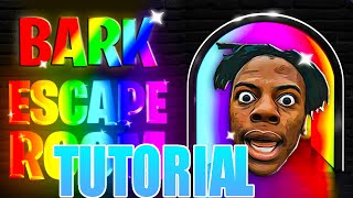 Escape Room Bark Edition All Levels Fortnite Tutorial [upl. by Attenra669]