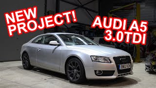 NEW PROJECT CAR  AUDI A5 30 TDI QUATTRO  DARKSIDE DEVELOPMENTS  PART 1 INTRO [upl. by Navaj]