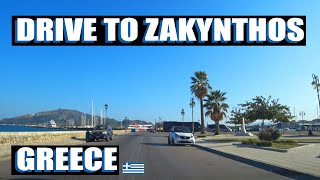 Driving in Greece Tsilivi Beach To Zante [upl. by Anigriv]