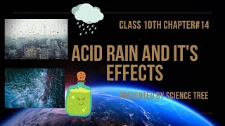 Acid Rains and Its Effects  Environmental Chemistry I  The Atmosphere  Science Tree [upl. by Horatia]