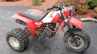 Rare Honda ATC 200x Sitting For YearsWill It Run Part 1 [upl. by Anazraf381]