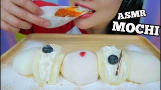 ASMR FRESH STRETCHY MOCHI SOFT RELAXING EATING SOUNDS NO TALKING  SASASMR [upl. by Yasdnyl]