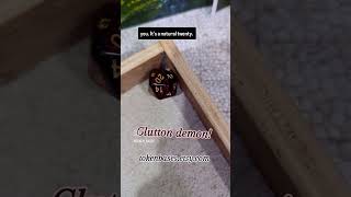 Glutton demon tokenbases papertokens wood hardwood brass dnd ttrpg pf2e handmade [upl. by Roley]