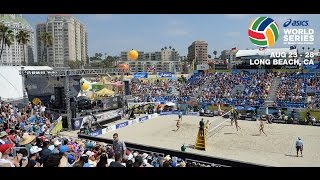 2016 ASICS WSOBV Long Beach Mens Final Lucena Dalhausser USA vs Solberg amp Goncalves BRA [upl. by Nivan]