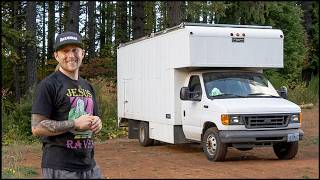 You Wont Believe Where He Lives A Micro Studio Apartment Hidden Inside A Work Van [upl. by Analed]