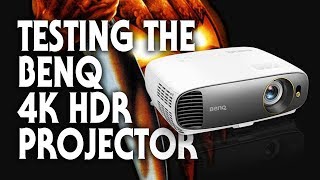 Testing BenQ Home Cinema Projector 4K HDR with Halloween 4K UHD [upl. by Everett919]