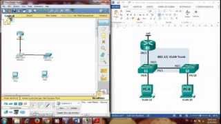 5137 Lab  Configurando 8021Q TrunkBased y Ruteo Entre VLANs [upl. by Eedak256]