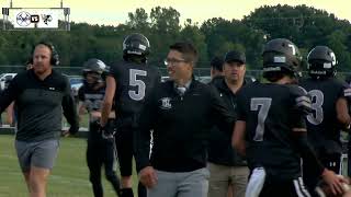 HS Football  Durand comes back to defeat New Lothrop in MMAC showdown [upl. by Atteynod759]