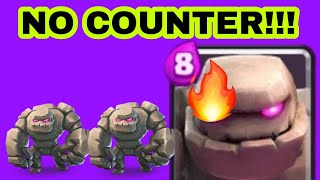 GOLEM EVO WIZARD NO COUNTER  Clash Royale Indonesia [upl. by Jimmy]