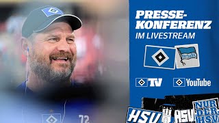 RELIVE PRESSEKONFERENZ MIT STEFFEN BAUMGART I 2 Spieltag I HSV vs Hertha BSC [upl. by Barbe]