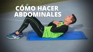 Cómo hacer abdominales de la manera correcta [upl. by Clougher]