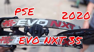 PSE 2020 EVO NXT 35 Evolve Cam First Look Test Review by Mikes Archery [upl. by Helen403]