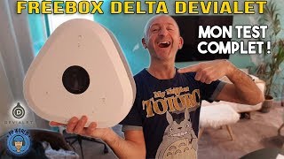 Freebox DELTA DEVIALET  mon TEST  interviews DEVIALET et Free [upl. by Kcirdderf]