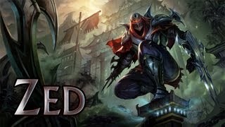 League Champions  Zed Ability Effects Animations amp Emotes [upl. by Ahsiadal]