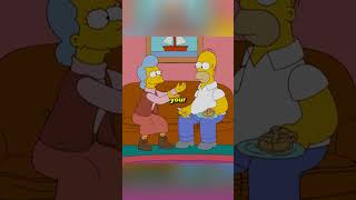 Homers Mom Pretended To Be Dead 😱 shorts simpsons [upl. by Spanos]